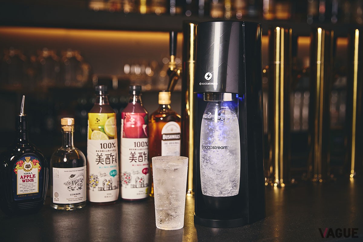 期間限定店舗ではソーダストリーム「E-TERRA」を展示＆ドリンクを販売。購入を検討中の人も訪れてみては