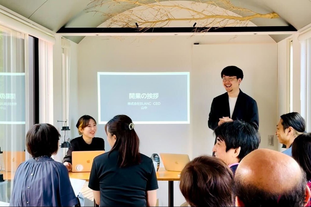 レセプションパーティーの様子