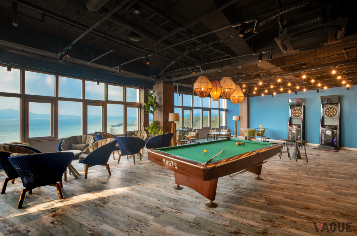 開放的なプライラウンジ