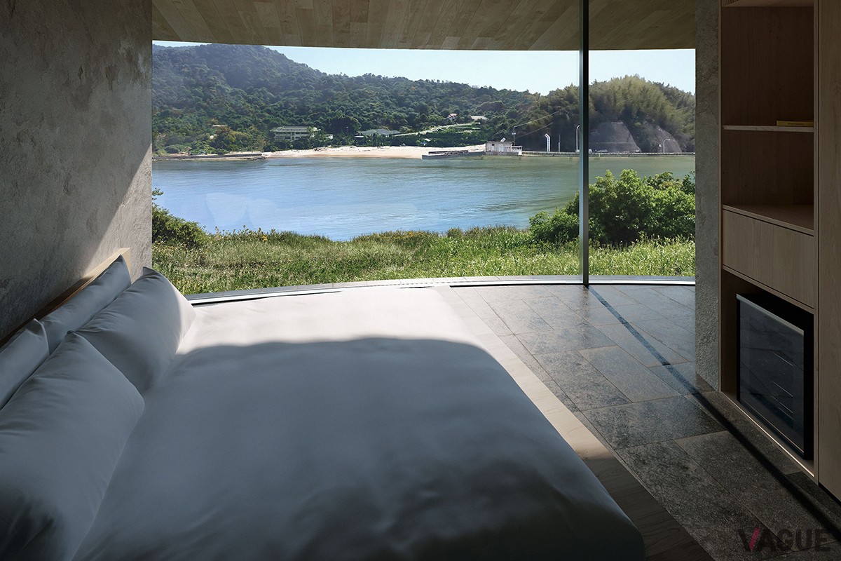 浮島を思わせる、透き通る”水”の家「270」