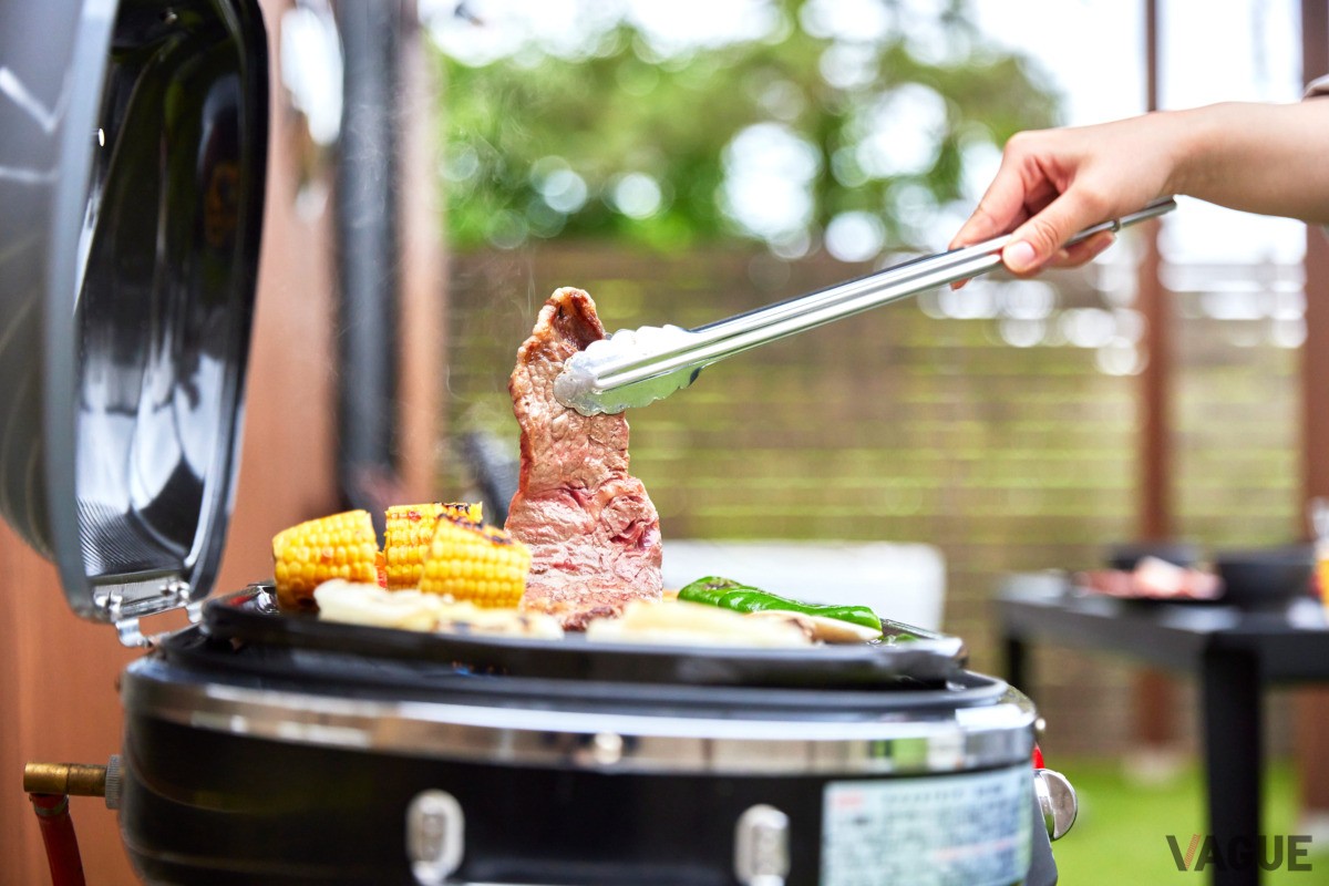 プライベート空間でBBQを楽しめる