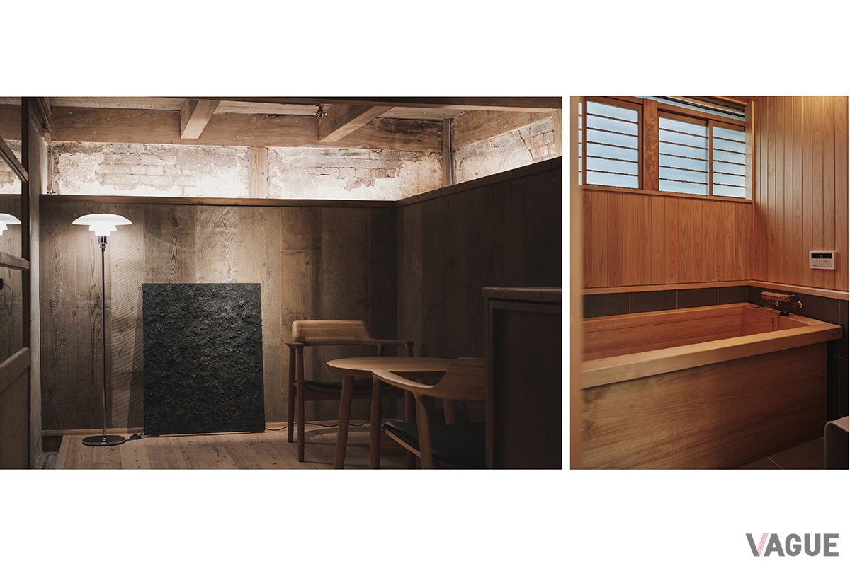 3部屋の中で唯一の檜風呂を備えており、自然の香りに包まれながらリラックスすることができる