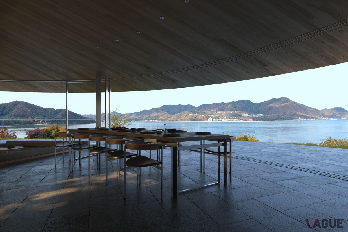 最前列で瀬戸内海を望む、”和”の空間「180」