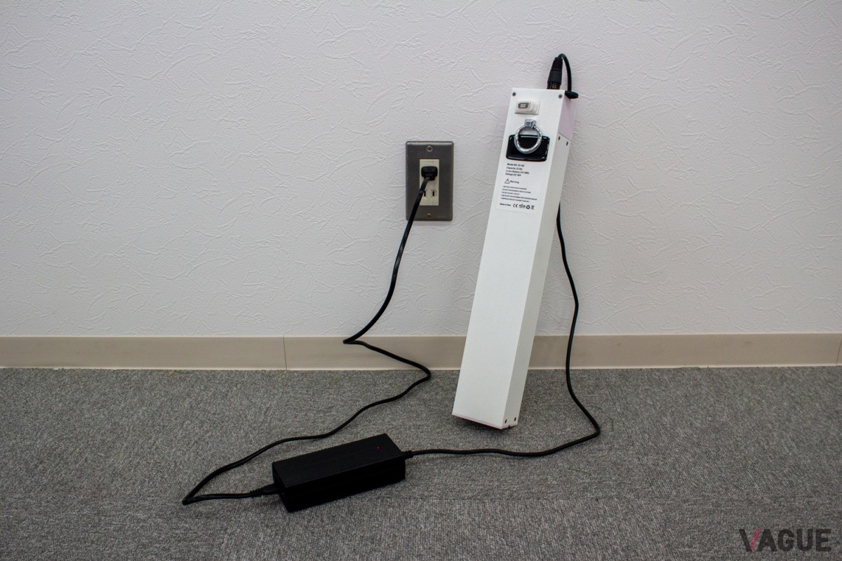 家庭用コンセントで充電可能