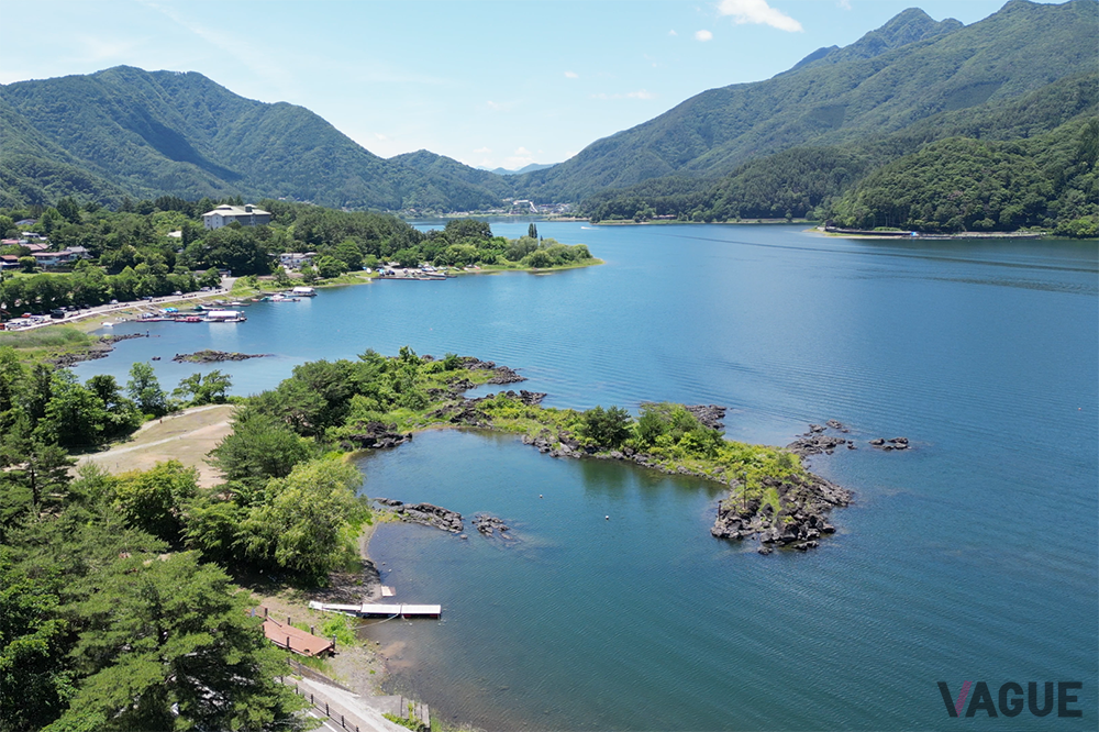 キャンプ場西側