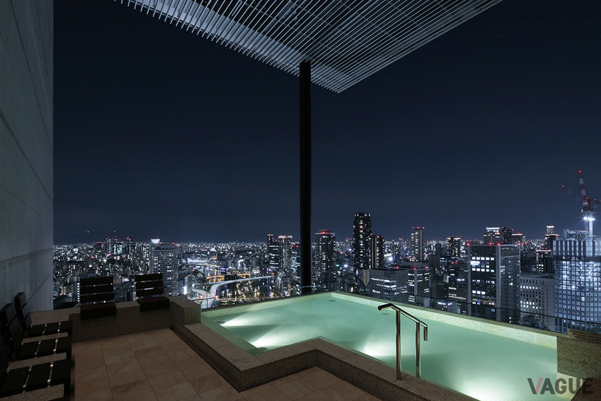 露天風呂からの絶景の夜景