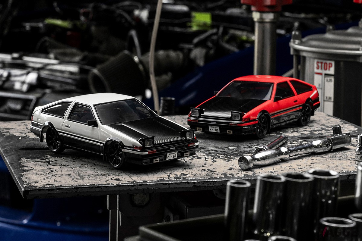 京商エッグの「ファーストミニッツ」シリーズに、RCカー「トヨタ スプリンタートレノ AE86」が新登場