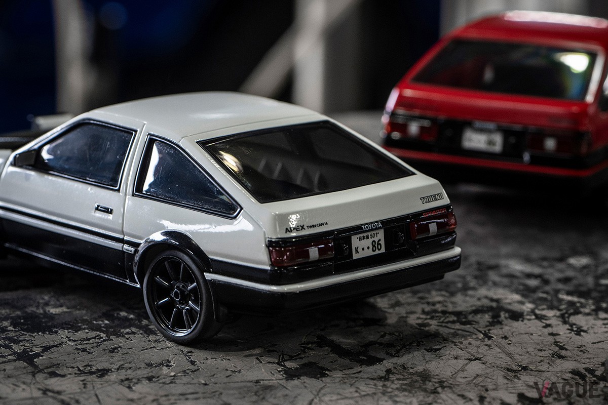 京商エッグの「ファーストミニッツ」シリーズに、RCカー「トヨタ スプリンタートレノ AE86」が新登場