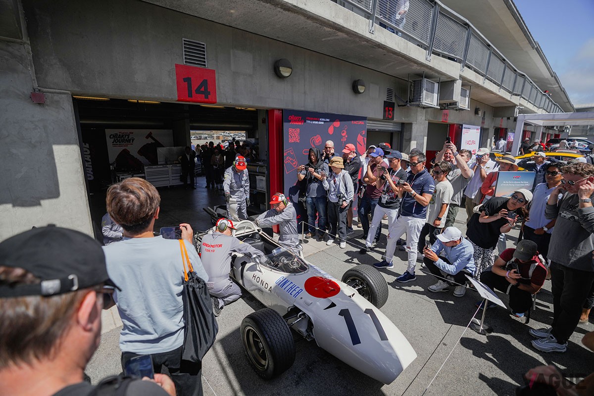 ここ数年、“F1熱”が急速に盛り上がっているアメリカでデモランを披露したホンダ伝説のF1マシン「RA272」