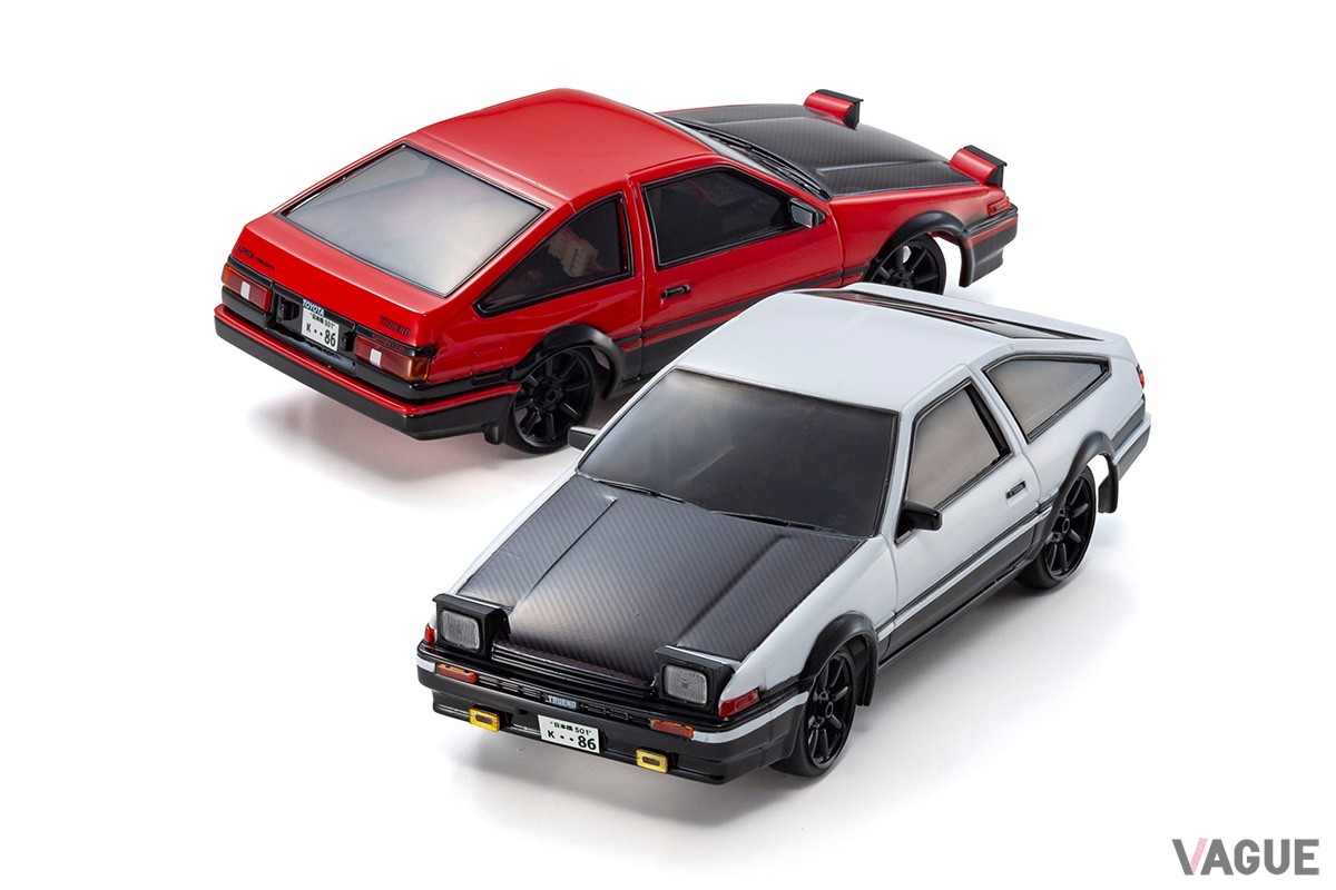 京商エッグの「ファーストミニッツ」シリーズに、RCカー「トヨタ スプリンタートレノ AE86」が新登場