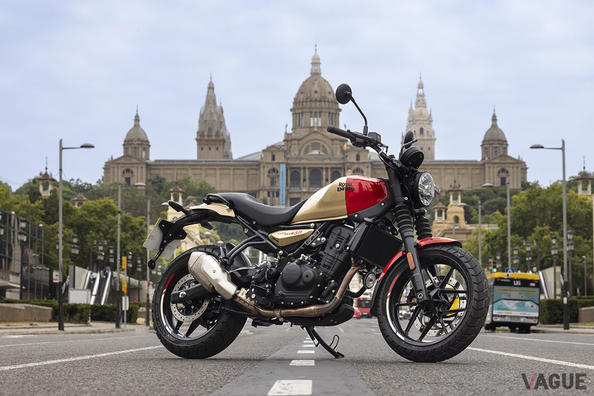 ロイヤルエンフィールドの新ロードスター「ゲリラ450」シリーズ