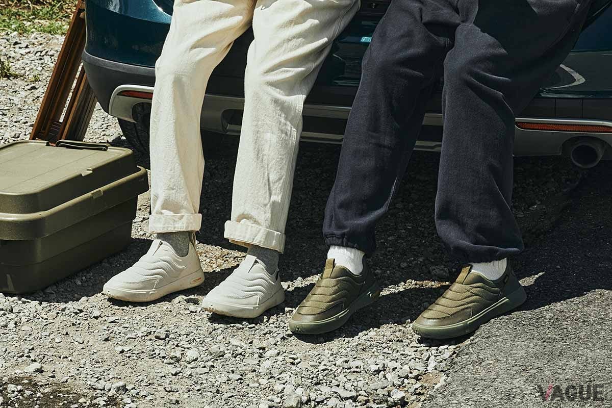 クラシックなアウトドアギアにインスパイアされたリップストップのアッパー