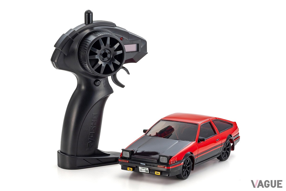 京商エッグの「ファーストミニッツ」シリーズに、RCカー「トヨタ スプリンタートレノ AE86」が新登場