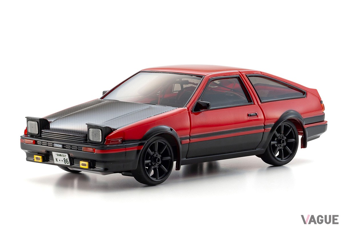 京商エッグの「ファーストミニッツ」シリーズに、RCカー「トヨタ スプリンタートレノ AE86」が新登場