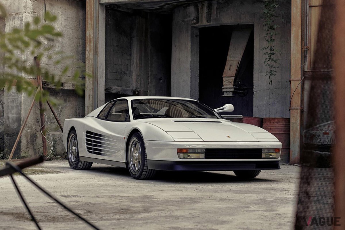 2021年に発表されて話題を集めたフェラーリ「テスタロッサ」のレストモッドモデル（C）オフィチネ・フィオラヴァンティ