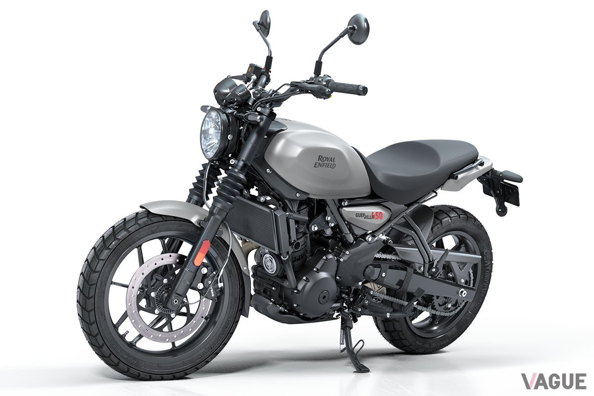 ロイヤルエンフィールドの新ロードスター「ゲリラ450」シリーズ