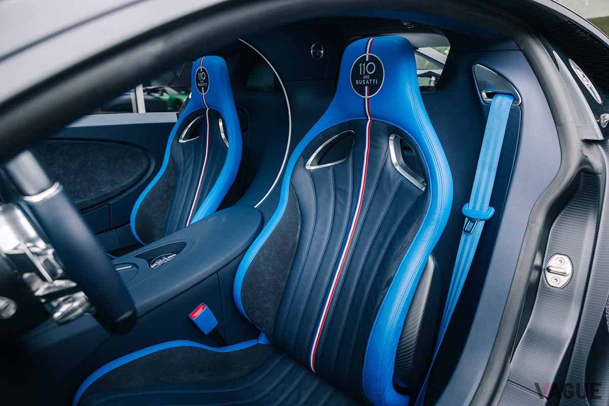 オークションに登場した2019年式ブガッティ「シロンスポーツ'110 Ans Bugatti’」Keno Zache ©2023 Courtesy of RM Sotheby's