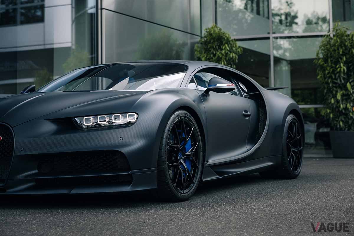 オークションに登場した2019年式ブガッティ「シロンスポーツ'110 Ans Bugatti’」Keno Zache ©2023 Courtesy of RM Sotheby's