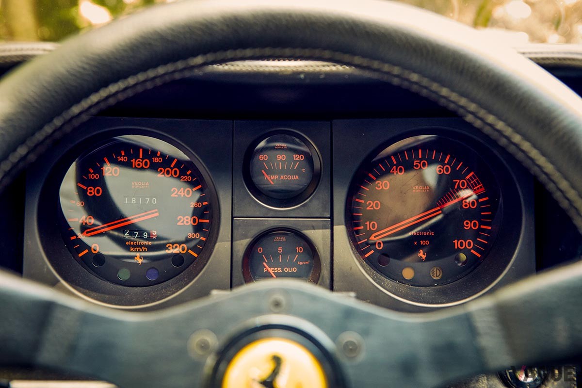 海外オークションに登場した1978年式フェラーリ「512BB」のインテリア  Michael Compensis ©2024 Courtesy of RM Sotheby's