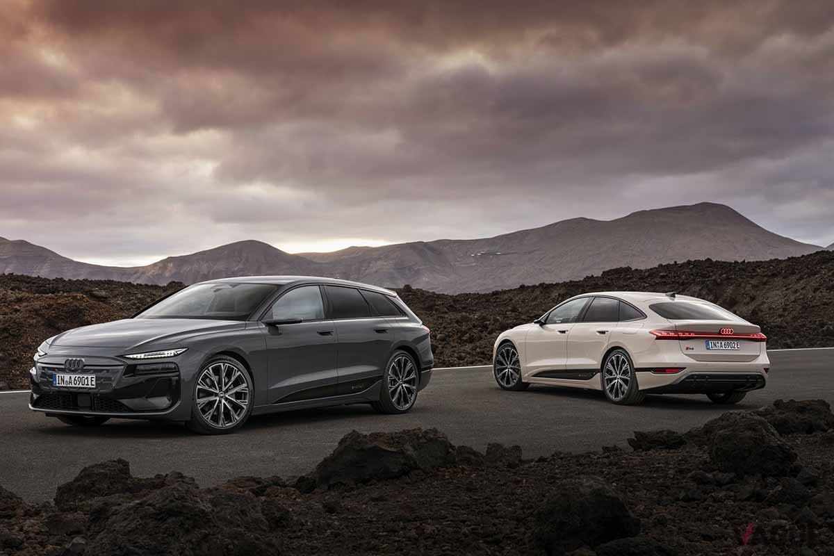 アウディ新型「A6 e-tron」スポーツバックとアバント