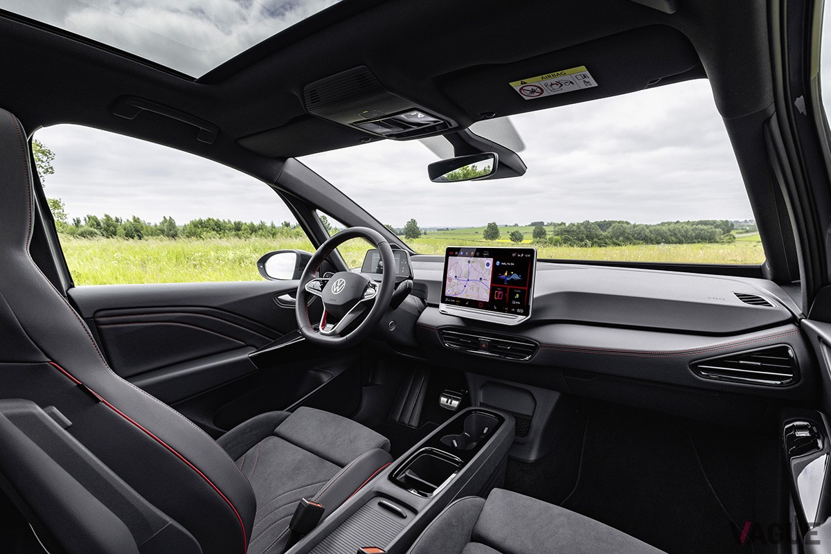 欧州で登場したフォルクスワーゲン新型「ID.3 GTXパフォーマンス」のインテリア