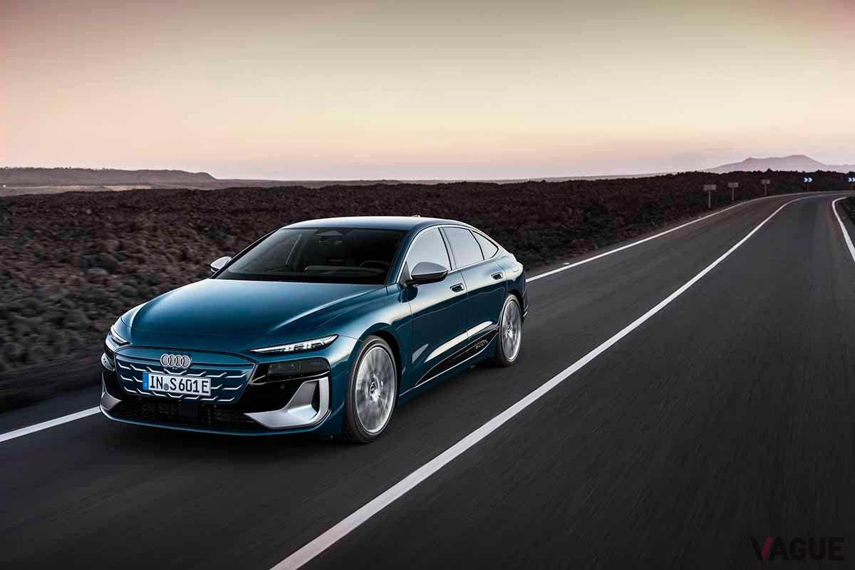 世界初公開されたアウディ新型「S6スポーツバックe-tron」