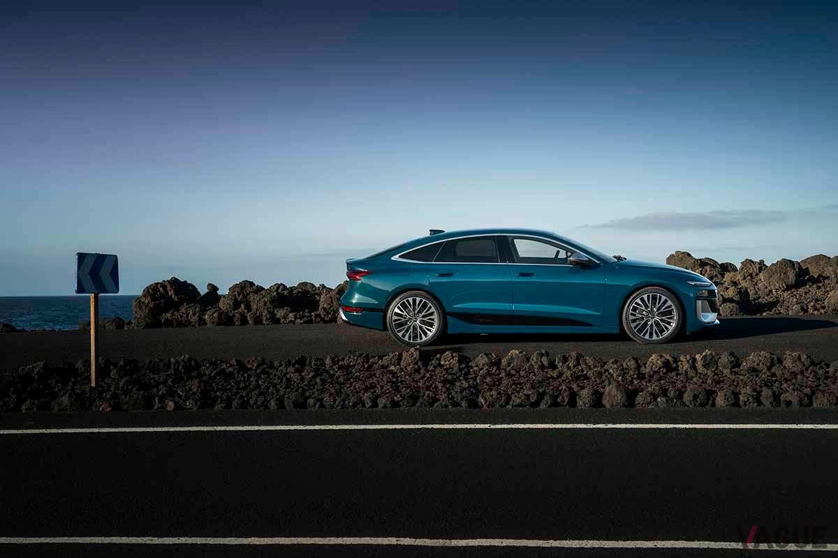 世界初公開されたアウディ新型「S6スポーツバックe-tron」