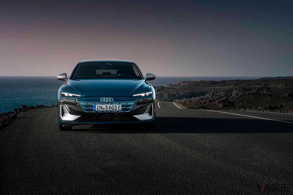 世界初公開されたアウディ新型「S6スポーツバックe-tron」