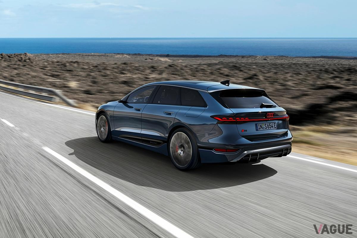 世界初公開されたアウディ新型「S6アバントe-tron」