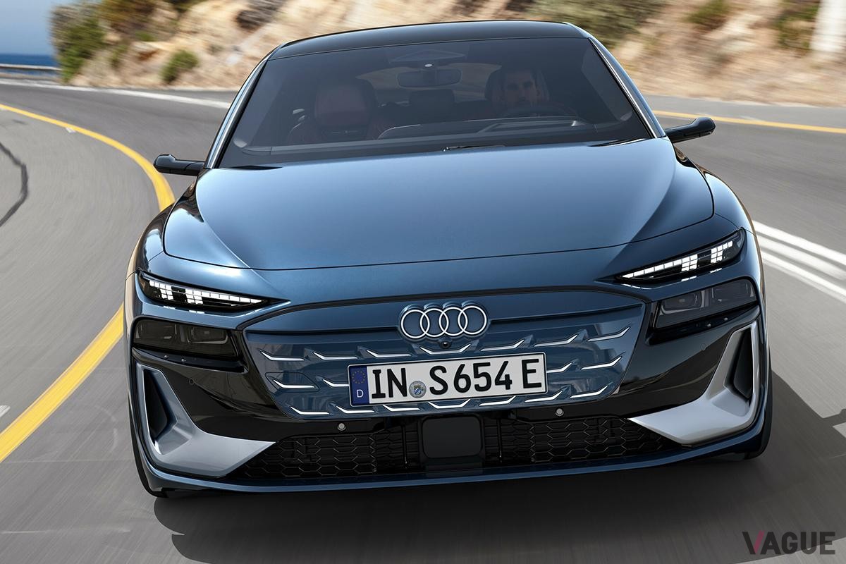 世界初公開されたアウディ新型「S6アバントe-tron」