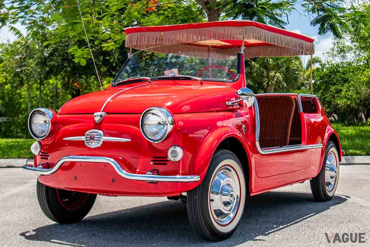 オークションに登場した1959年式フィアット「500ジョリー」 Jorge Guasso ©2024 Courtesy of RM Sotheby's