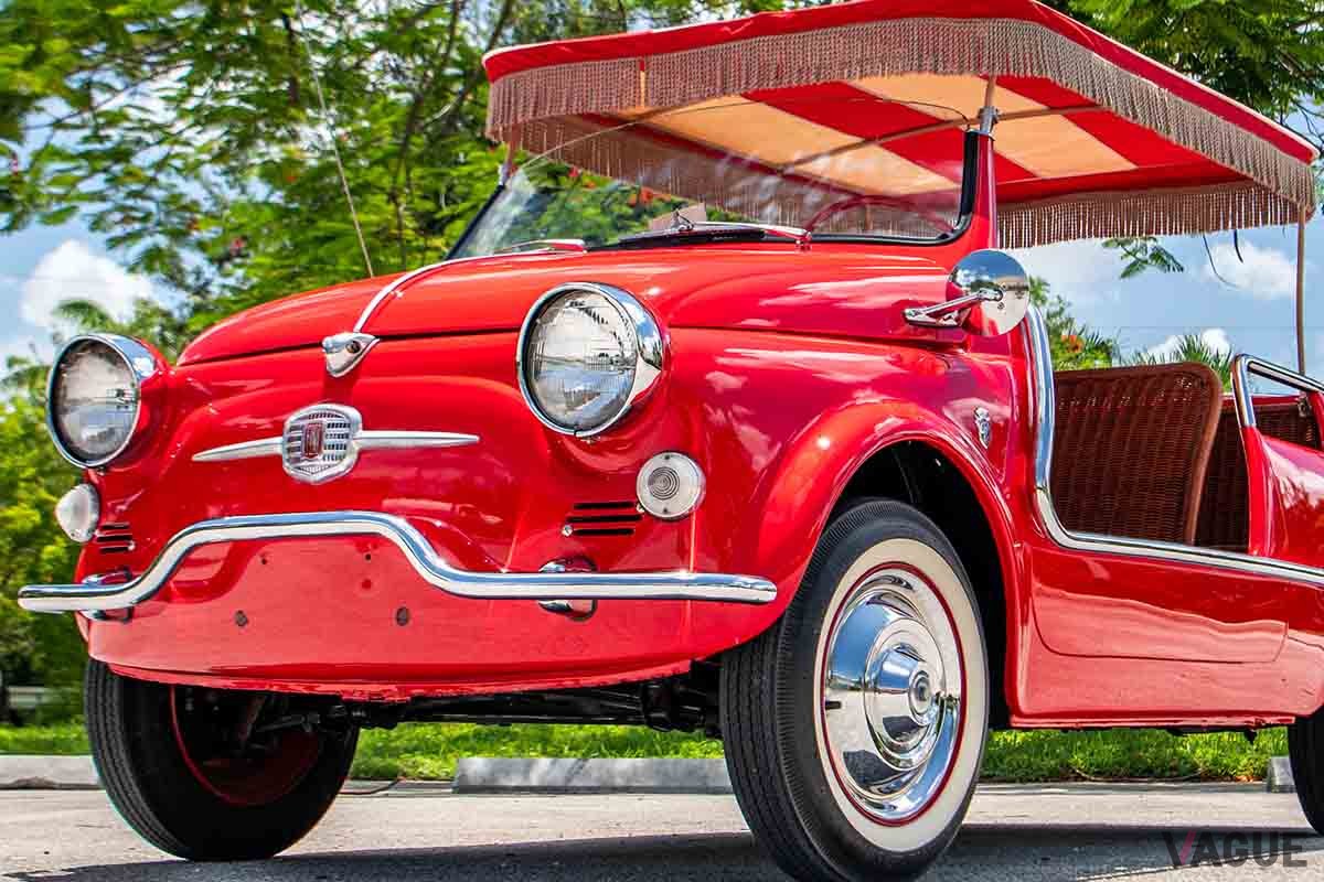 オークションに登場した1959年式フィアット「500ジョリー」 Jorge Guasso ©2024 Courtesy of RM Sotheby's