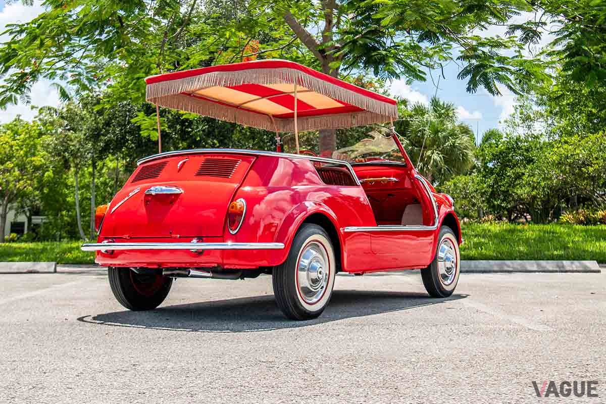 オークションに登場した1959年式フィアット「500ジョリー」 Jorge Guasso ©2024 Courtesy of RM Sotheby's