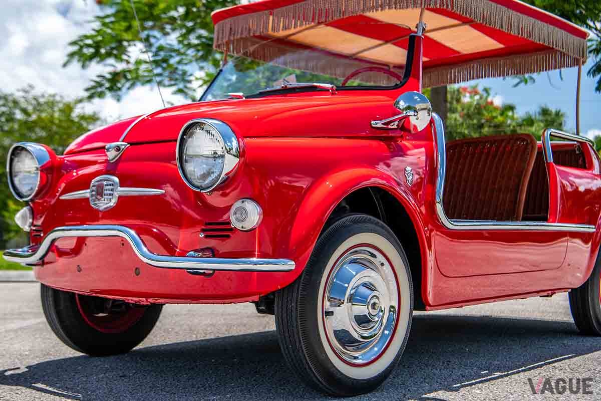 オークションに登場した1959年式フィアット「500ジョリー」 Jorge Guasso ©2024 Courtesy of RM Sotheby's