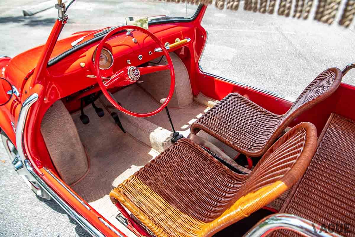 オークションに登場した1959年式フィアット「500ジョリー」 Jorge Guasso ©2024 Courtesy of RM Sotheby's