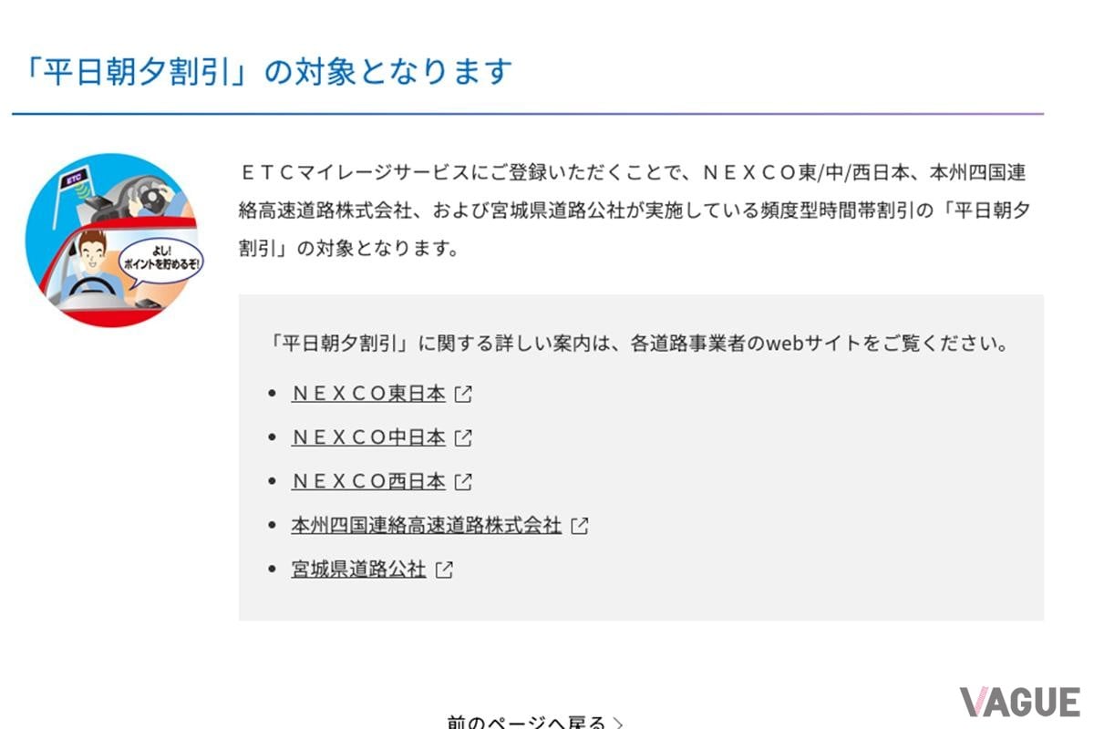 ETCマイレージサービスの概要