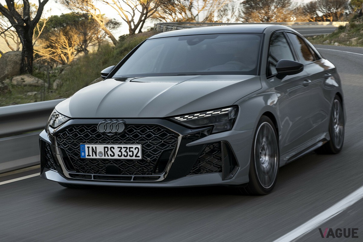 欧州で発表されたアウディ改良新型「RS3セダン」