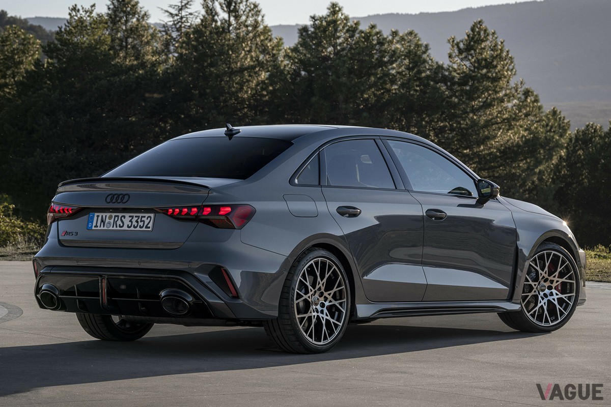 欧州で発表されたアウディ改良新型「RS3セダン」