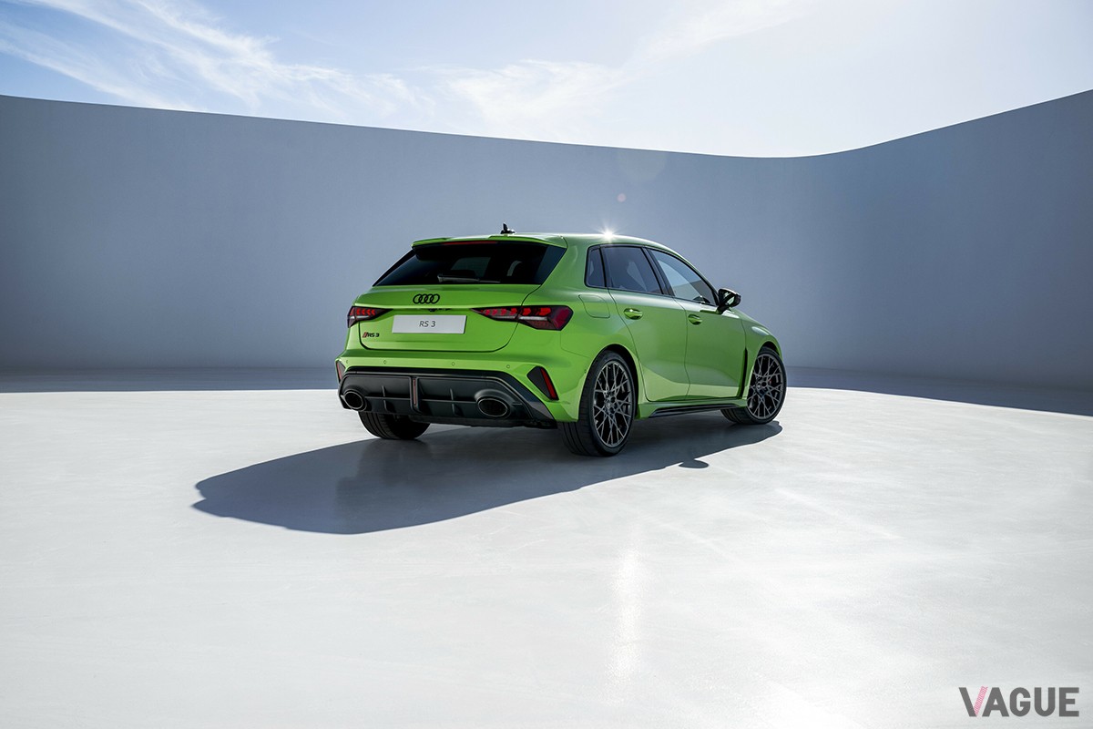 欧州で発表されたアウディ改良新型「RS3スポーツバック」