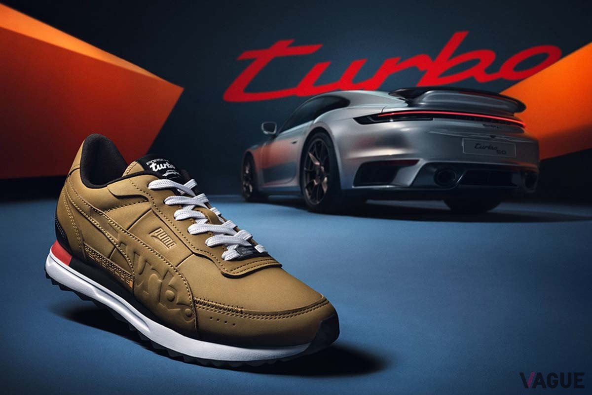 ポルシェ「911ターボ」生誕50周年を記念した、ポルシェ×プーマの限定スニーカー