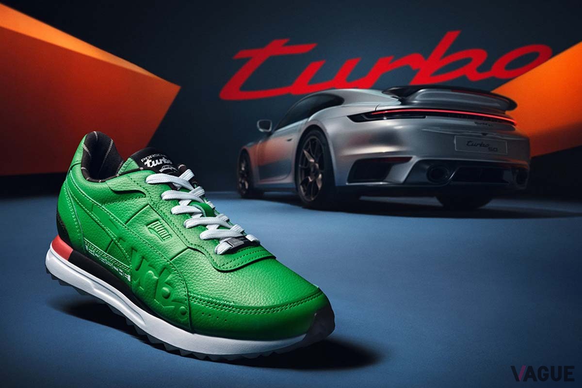 ポルシェ「911ターボ」生誕50周年を記念した、ポルシェ×プーマの限定スニーカー