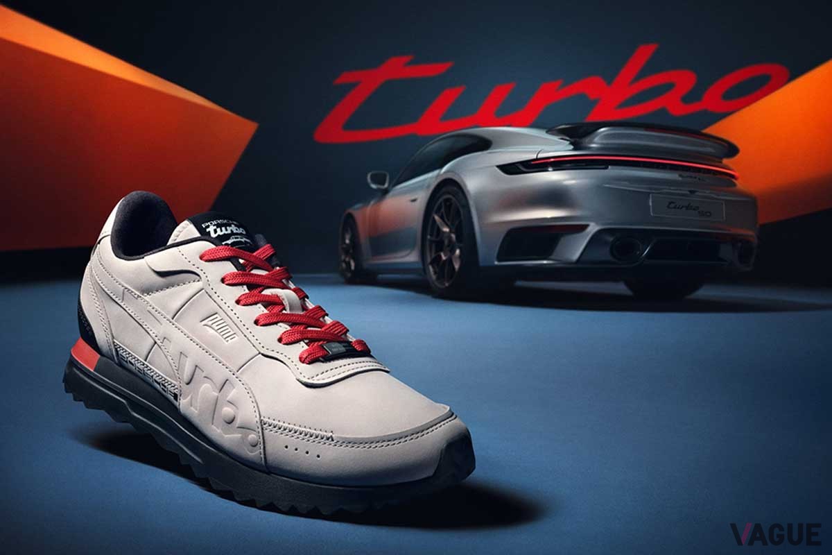 ポルシェ「911ターボ」生誕50周年を記念した、ポルシェ×プーマの限定スニーカー