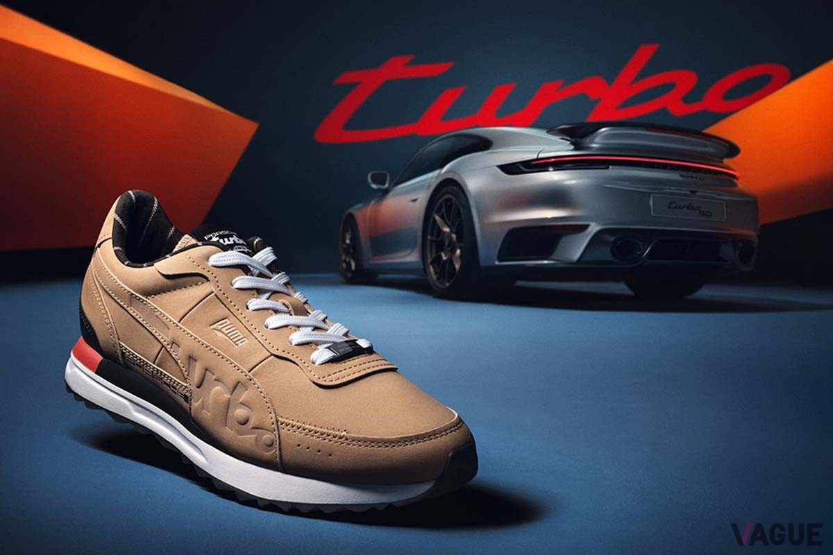 ポルシェ「911ターボ」生誕50周年を記念した、ポルシェ×プーマの限定スニーカー