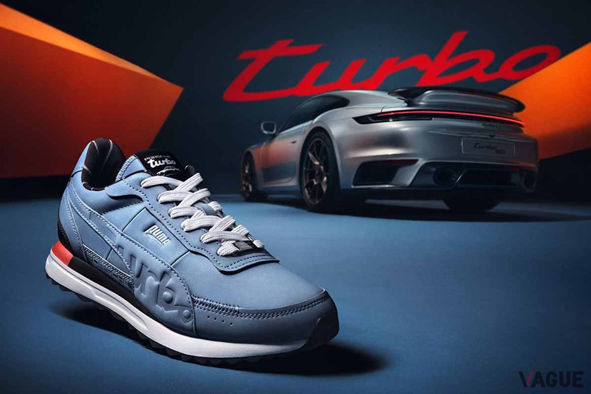 ポルシェ「911ターボ」生誕50周年を記念した、ポルシェ×プーマの限定スニーカー