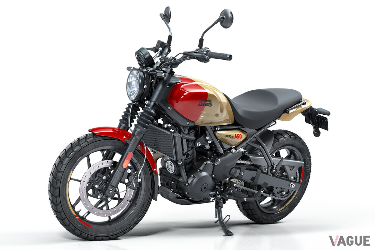 ロイヤルエンフィールドの新ロードスター「ゲリラ450」シリーズ