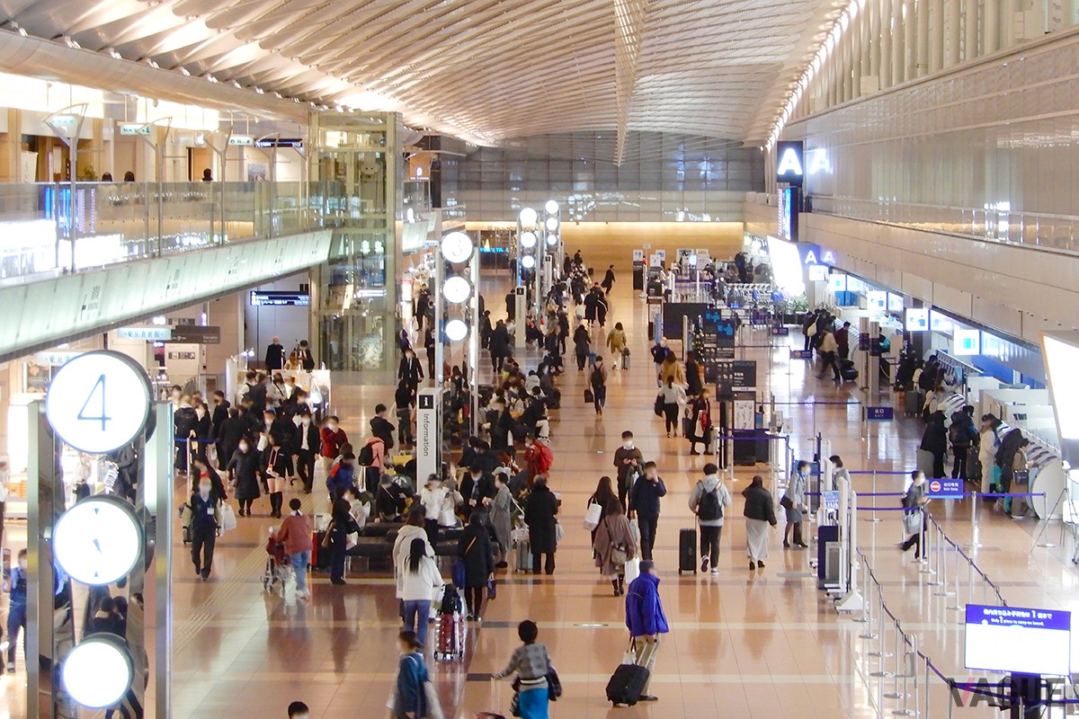羽田空港の様子