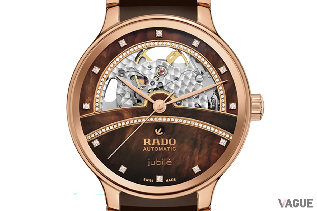 ラドー セントリック オートマティック ダイヤモンズ オープンハート（Super Jubilé）（品番：R30029942・ブラウン　57万4200円、消費税込）