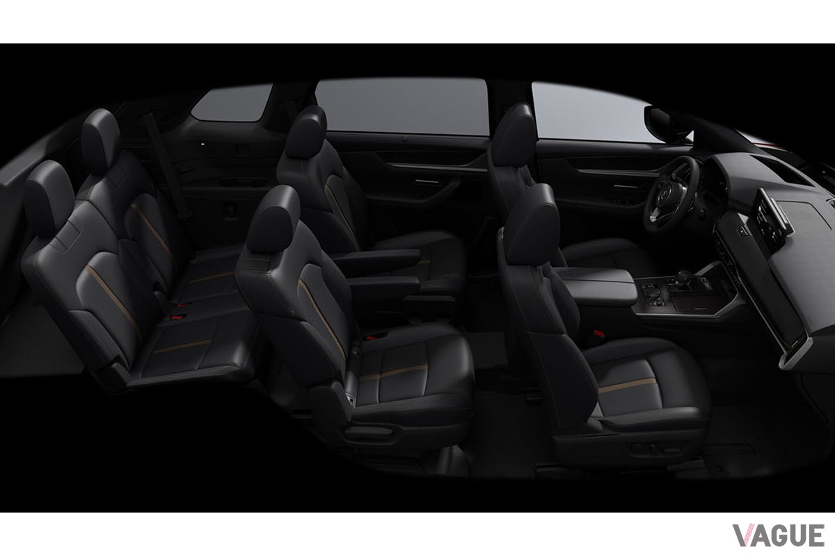 快適なリアキャビンも見どころのマツダ新型「CX-80」