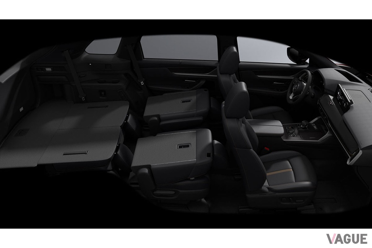 快適なリアキャビンも見どころのマツダ新型「CX-80」
