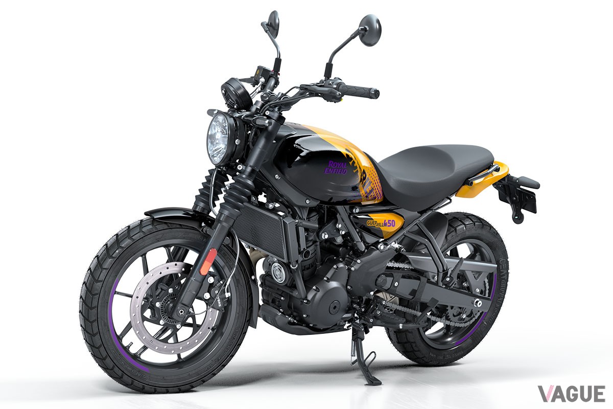 ロイヤルエンフィールドの新ロードスター「ゲリラ450」シリーズ